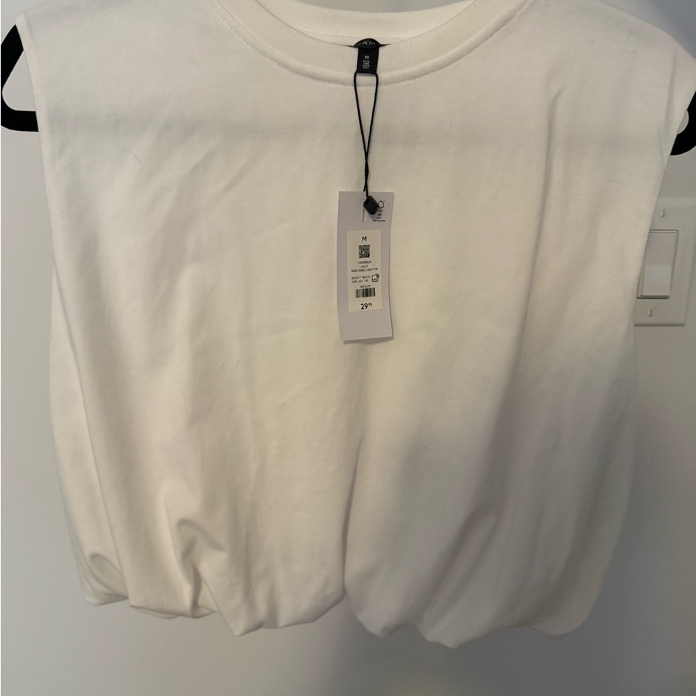 NWT Dynamite White Cropped Tank Top Medium